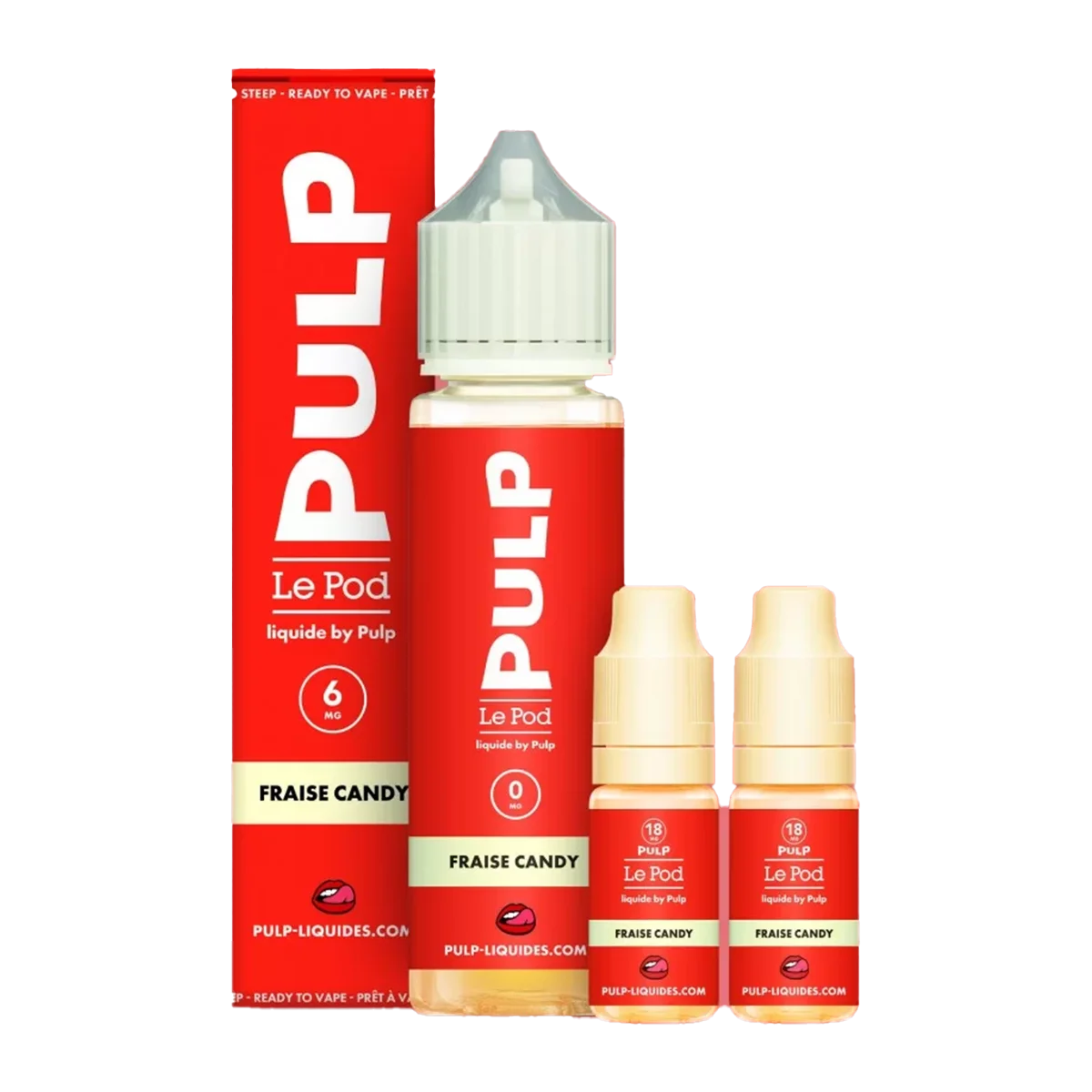 PACK 60ML FRAISE CANDY POD LIQUIDE PULP