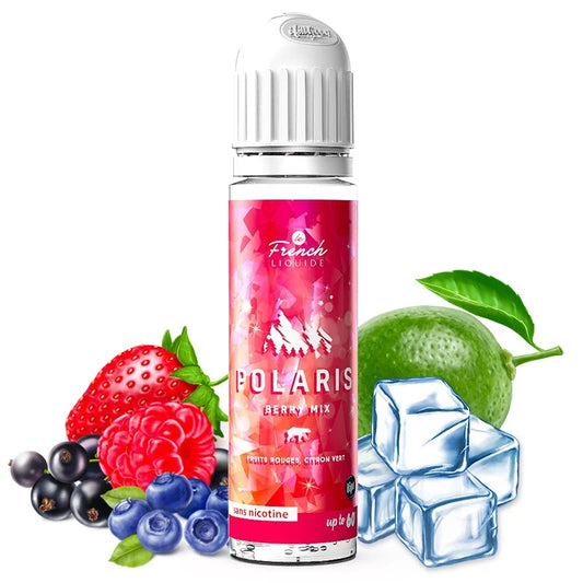 Berry Mix Polaris Le French Liquide Fruits rouges - Citron vert - Frais 50ML 0MG