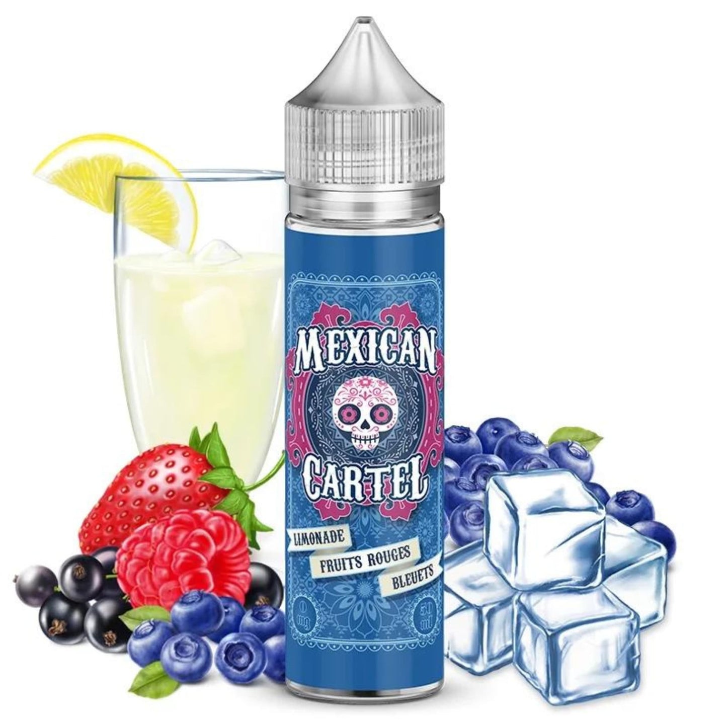 Limonade Fruits Rouges Bleuets Mexican Cartel 50 ml