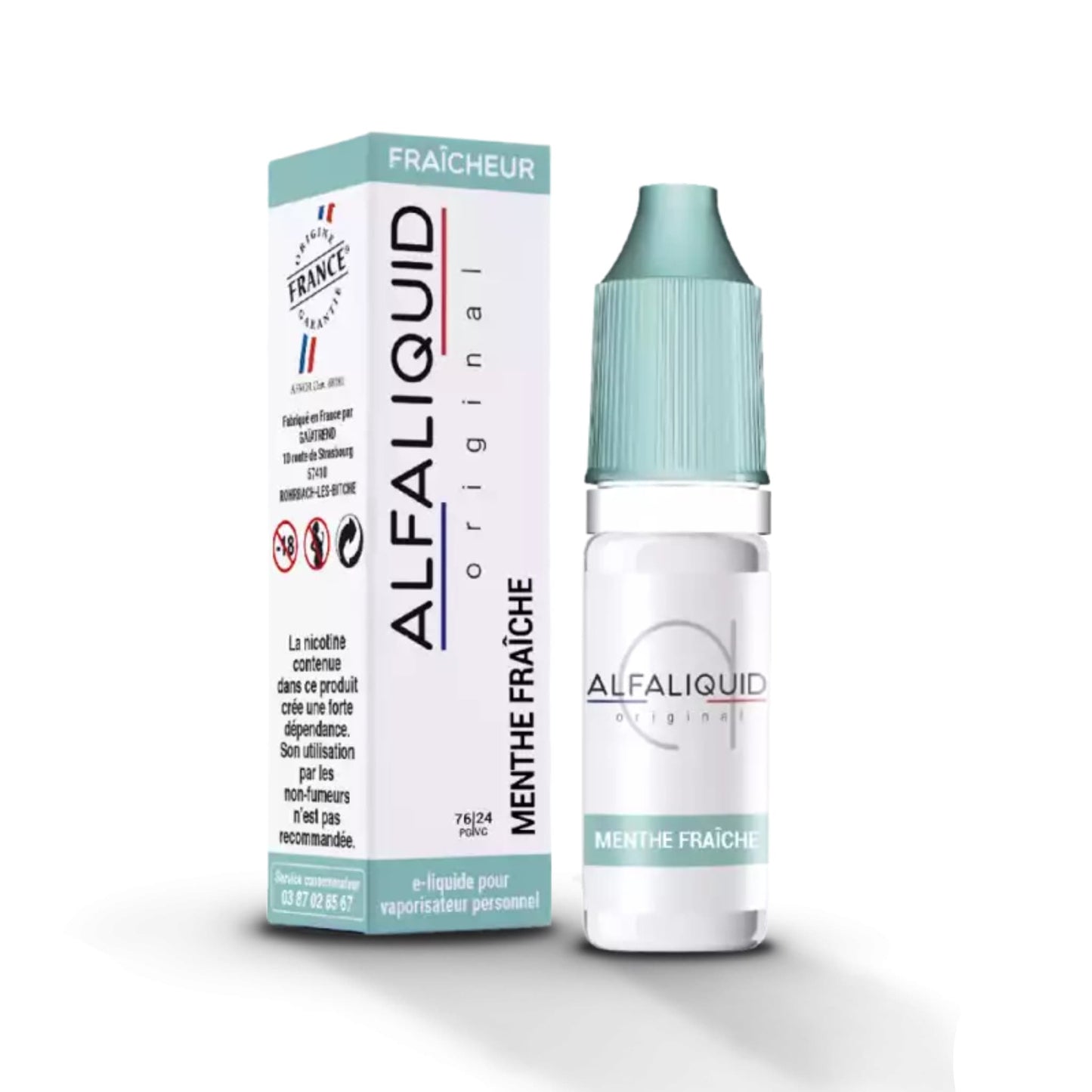 MENTHE FRAICHE ALFALIQUID ORIGINAL 10ml