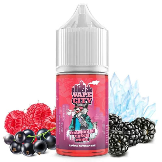 CONCENTRÉ FRAMBOISE CASSIS MÛRE VAPE CITY - 30ML