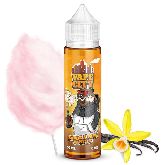 BARBE À PAPA VANILLE VAPE CITY 50ml