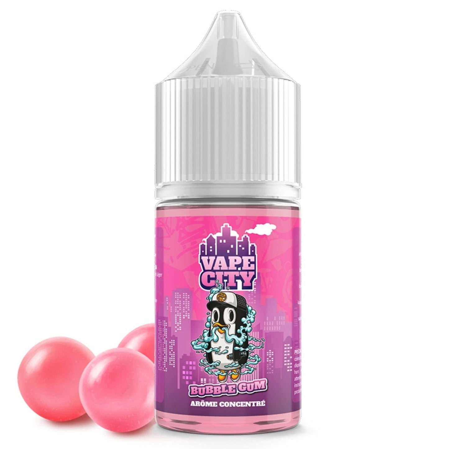 CONCENTRÉ BUBBLE GUM VAPE CITY - 30ML