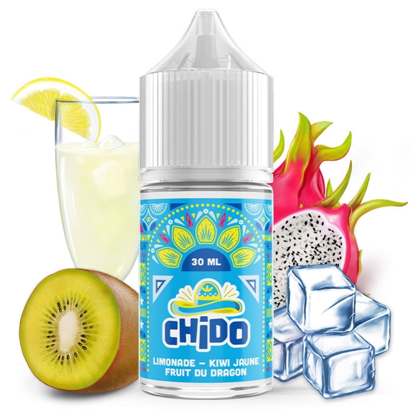 Concentré Limonade Kiwi jaune Fruit du dragon Chido - 30ML