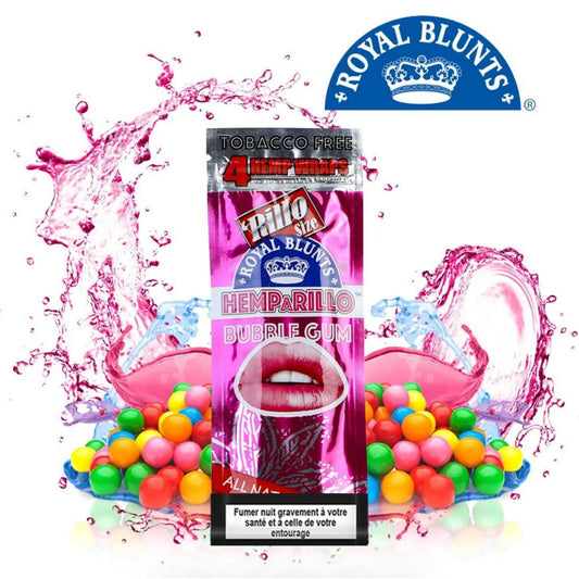 ROYAL BLUNTS HEMPARILLO BUBBLE GUM PAR 4