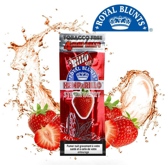 ROYAL BLUNTS HEMPARILLO STRAWBERRY PAR 4