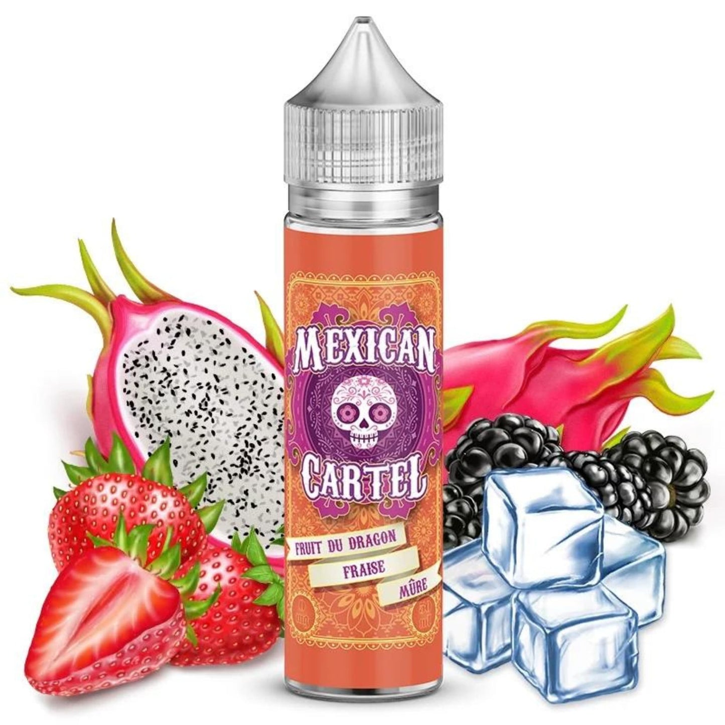 Fruit du Dragon Fraise Mure Mexican Cartel 50 ml