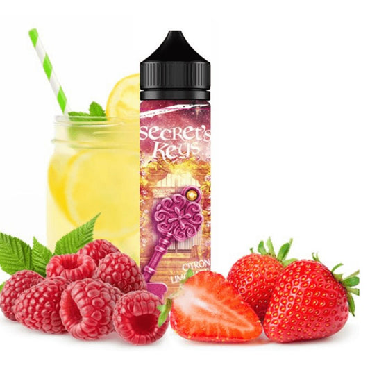 Citron givré limonade fraise et framboise – Secret’s keys 50ML 0MG