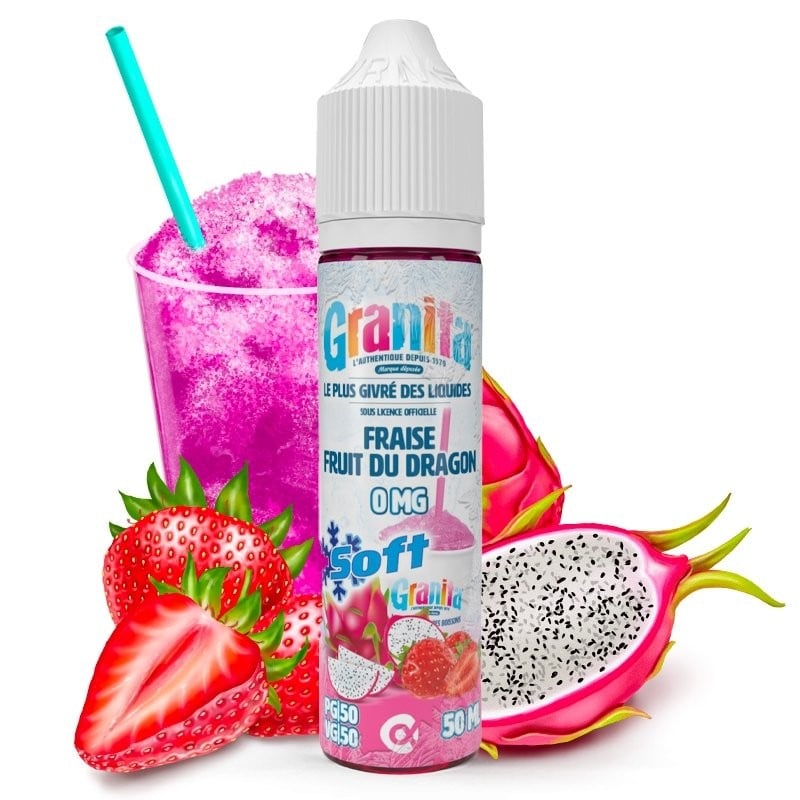 FRAISE FRUIT DU DRAGON SOFT GRANITA 10ML & 50ML