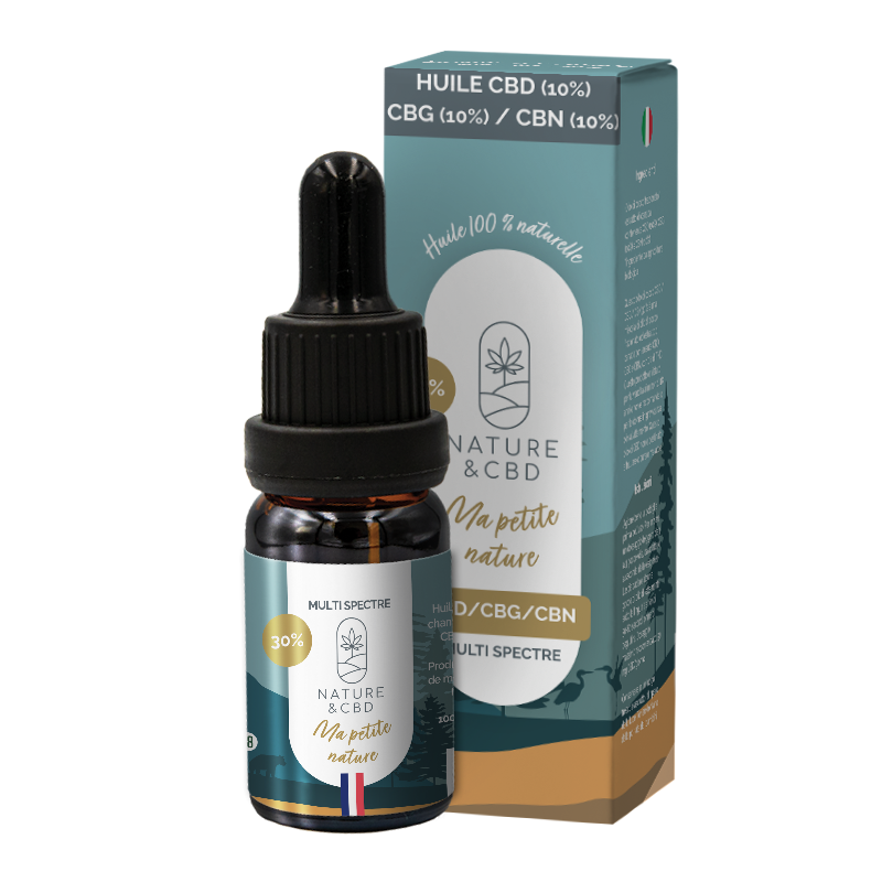 Huile complète CBD/CBG/CBN 30% - sans THC