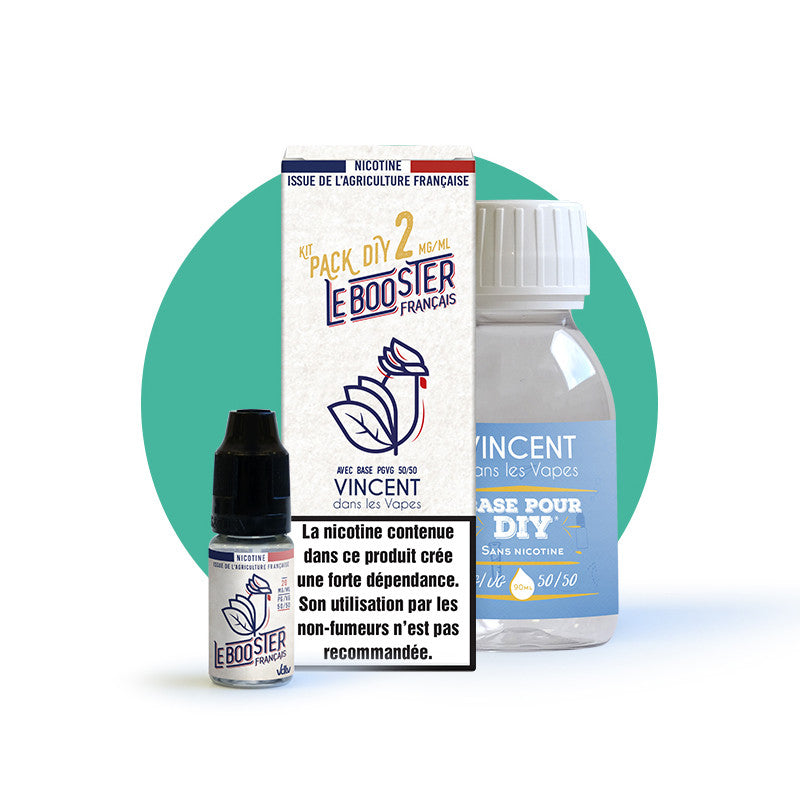 Kit Pack Diy Le Booster Français 125ml - 12mg