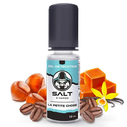 La Petite Chose Salt E-Vapor Caramel - Noisette - Vanille - Café - SEL DE NICOTINE