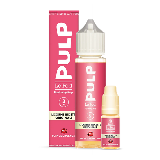 PACK 60ML LICORNE RECETTE ORIGINALE POD LIQUIDE PULP