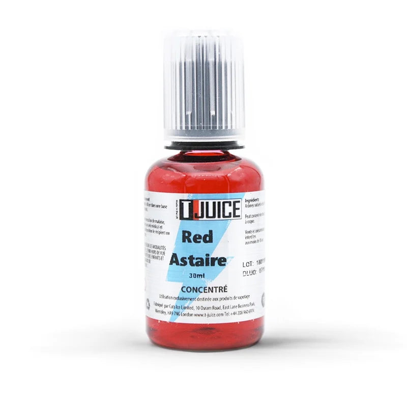 Concentré Red Astaire T-juice Fruits rouges - Raisin noir - Eucalyptus - Anis - Menthe - 30ML